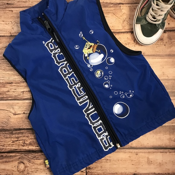 Nickelodeon Sponge Bob Vest Size 5 Boys or Girls - Picture 1 of 7